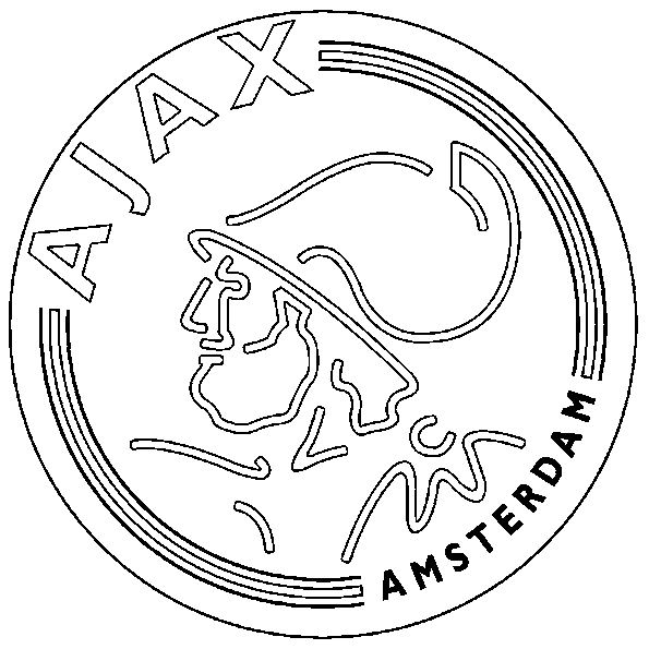 Kleurplaat Voetbal Logo Ajax Kleurplaten Printen | My XXX Hot Girl