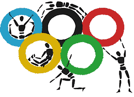 Fonkelnieuw Knutselen voor kinderen: Olympische spelen winterspelen FI-31